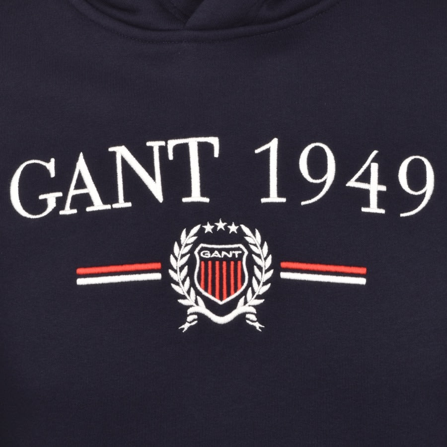 Alternative Image for ProductGant Crest Hoodie Evening Blue3